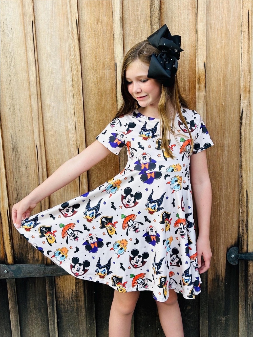 Disney Halloween dress NWT girls Disney twirl dress Fab Five Disney park gift